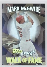 2000 Topps Stars Walk of Fame Mark McGwire #WF3 0o9
