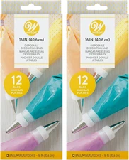 Disposable 16-Inch Decorating Bags (2 Pack)