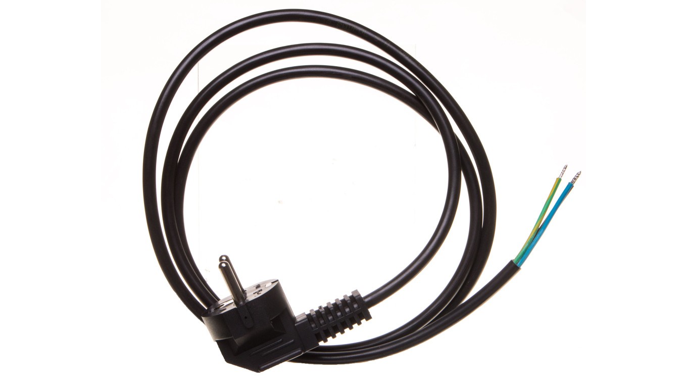 W-2 connection cable 3x1.0 mm² black with 51,923 connectors