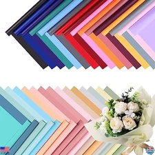 320 Sheets Waterproof Floral Wrapping Paper Bulk for Gifts & Crafts 23.6" x