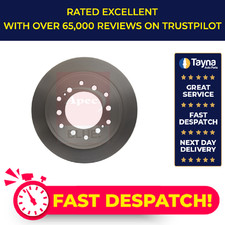 2x Brake Discs Pair Vented fits TOYOTA LAND CRUISER J9 3.0D Rear 96 to 02 312mm