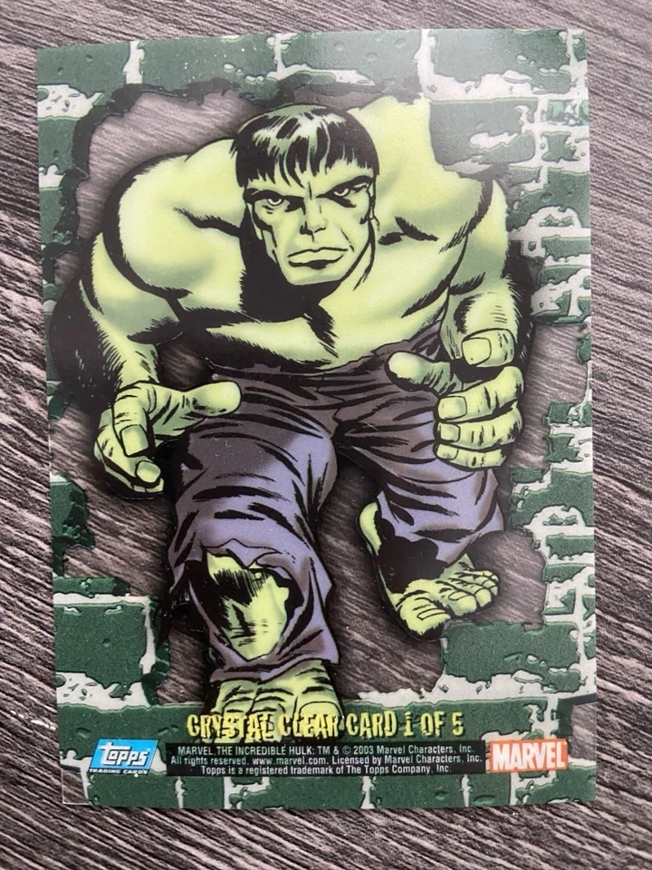 The Incredible Hulk [2003] Crystal Clear Chase Card #1 - Image 2 of 2