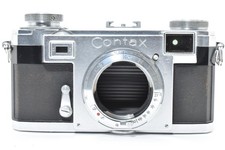 [Vintage MINT] Zeiss Ikon Contax IIa Rangefinder Film Camera Black Dial JAPAN
