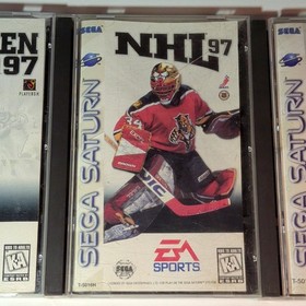 Sega Saturn EA Sports Lot of 3 CIB: Madden NFL 97, NHL 97, PGA Tour 97!