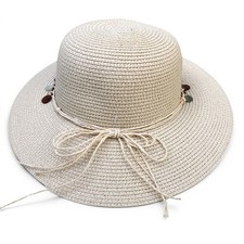 Women's Fedora Floppy Sun Hat One Size 100 Paper Woven Cap Wide Brim