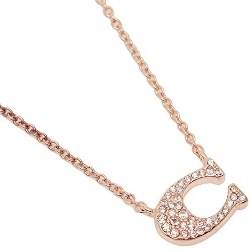 [Coach] Outlet Collana Accessori Ciondolo Donna 91433 3 Oro Rosa [Parallelo