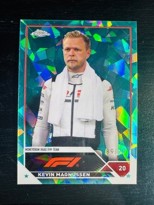 2023 Kevin Magnussen Aqua Sapphire 89/99 Topps Chrome #50 F1 Formula 1