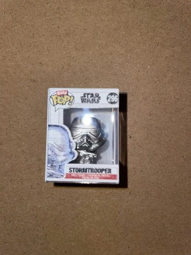 Funko Bitty Pop Star Wars Chrome Stormtrooper #296 Mystery 1/6 Chase silver