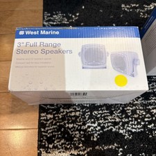 WestMarine 3" Full Range 3-Way Speakers Water And UV Resistant Construction