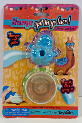   Toysmith Llama Spit In Yo Face Slime Sucker - Slurper & Spitter Gag Toy NEW!