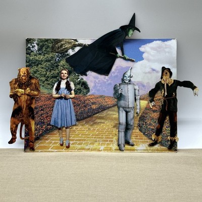 1997 The Wizard of Oz Magnetic Mix n Match Adventure Playset Board