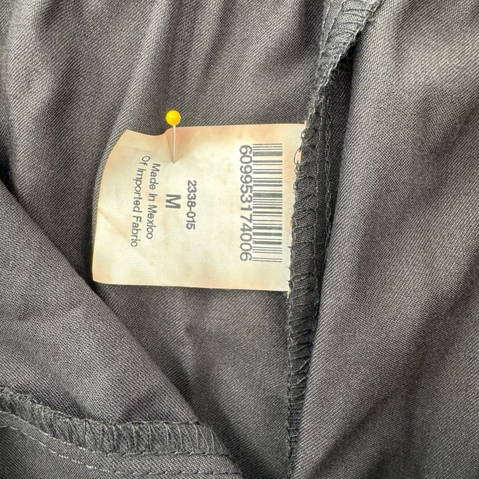 Pantalones Médicos Jockey Para Hombre Medianos Negros Cordón Cintura Elástica Enfermera Médica Nuevos con Etiquetas Foto 4 de 4