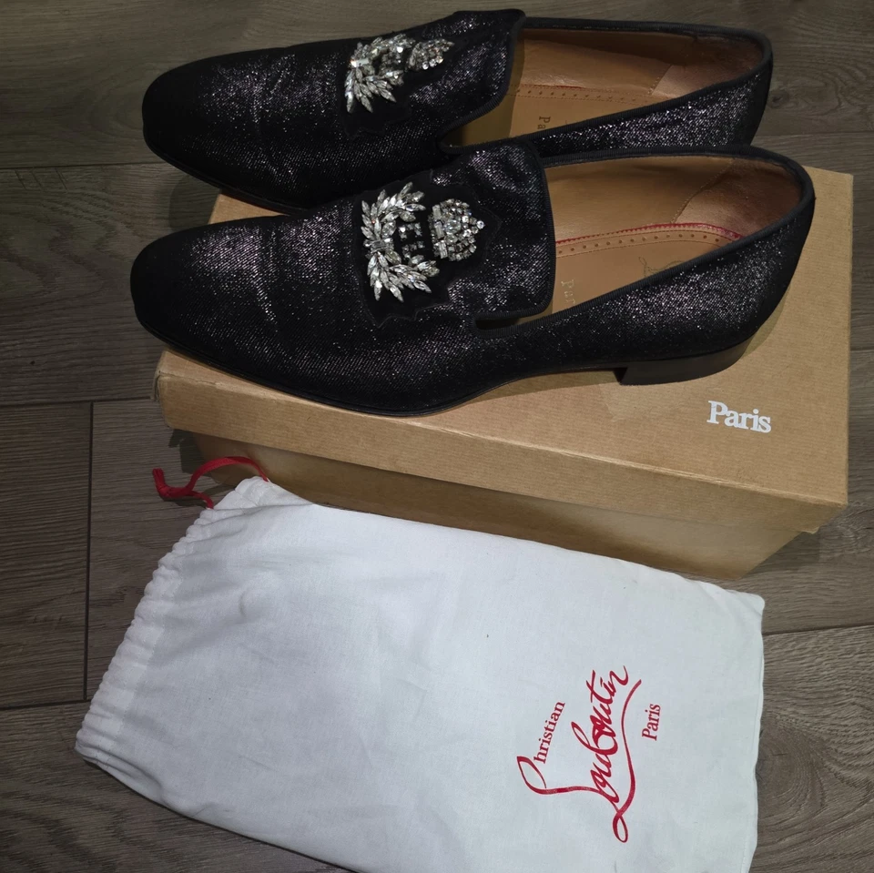 Zapatos de vestir Christian Louboutin brillantes para hombre Foto 4 de 4