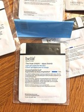 belif the true cream aqua bomb 3ml Packets Lot Of 26