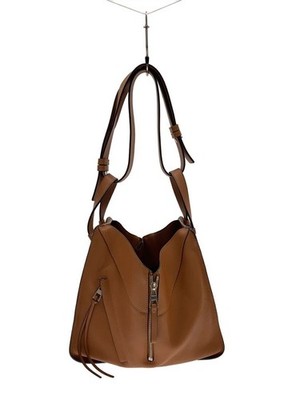 LOEWE Hammock Drawstring Shoulder Bag Leather CML