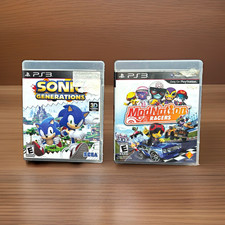 [PS3] SEGA Sonic Generations and  ModNation Racers. Disk, Box and Manual.