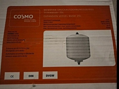 FLAMCO Ausdehnungsgefäß Trinkwasser Airfix A 25 Ltr., R 3/4''