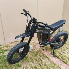 NEW 20" Fat Tire Electric Dirt Bike 60V 30AH for Adults 1500W E-Mountainbike