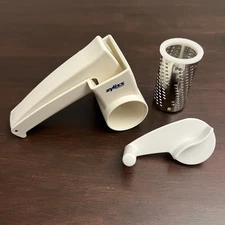 ZYLISS Switzerland Rotary Cheese Grater CH-3250 Cream/White Pampered Chef