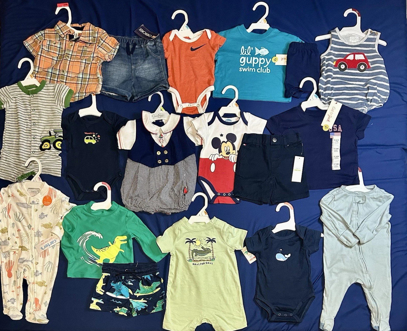 Huge Lot Baby Boys Clothes 3 6 Months NEW & EUC Summer Carters Nike 3m 6m Tommy
Opens in a new windo