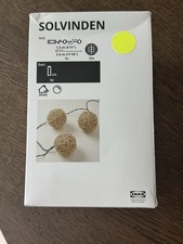 Ikea SOLVINDEN LED String Light with 12 Lights Battery Operated White New