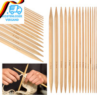 Konamo 75StüCk Bambus Stricknadeln Set, 15GrößEn Stricken FüR AnfäNger Set, Hand