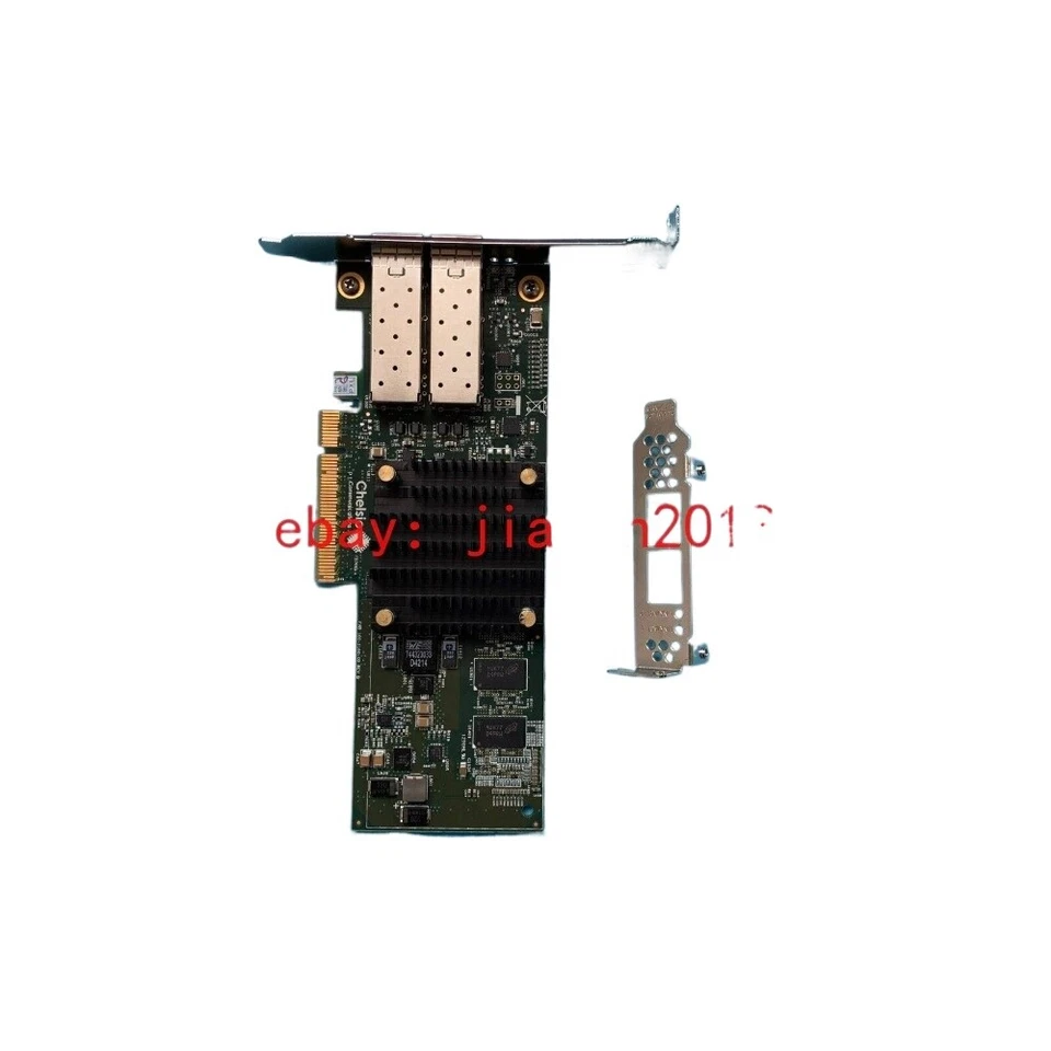 Chelsio T520 CR T520-CR 10GbE 2-Port PCIe Unified Wire Adapter Card US - Image 3 of 4