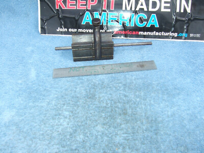 STARRETT V-BLOCKS 271c 1 CLAMP #0159 USA MADE MACHINIST TOOLMAKER MILL HARDENED