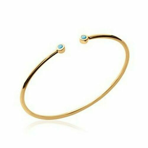 Bracelet Jonc Rigide En Bronze Cloisonné Beige Tigré - Modèle Vintage Unique Réf. 5313 - Parfait état
