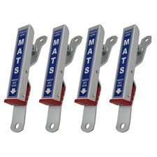 Hi-tech Car Wash Mat Clamps Floor Mat Holders Available In 6 Colors 4 Pack
