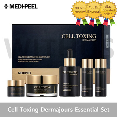 Medipeel Cell Toxing Dermajours Essential Set New Ampoule Cream Toner Antiaging 