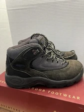 Hi-Tec Suede Hiking Boots Model 4880 Trek Lite Drk Charcoal/navy Size Men’s 9.5
