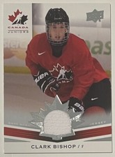 Clark Bishop 2014 Upper Deck Team Canada Juniors Jersey