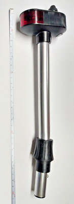 PERKO REMOVABLE BI-COLOR 12'' UTILITY LIGHT AND POLE-BLACK