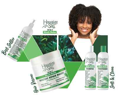 Hawaiian Silky Miracle Worker Haarpflegeprodukte für natürliches und entspanntes Haar