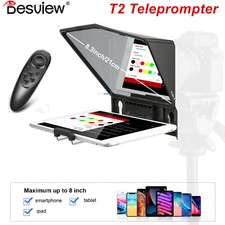 Desview Bestview T2 Portable Teleprompter RC for Smartphone Tablet Camera DSLR