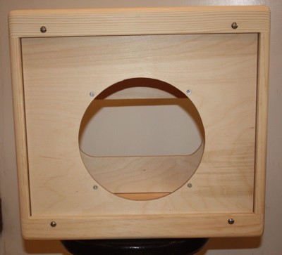 rawcabs custom 385 Filmosound narrow panel pine 1X10 empty combo cabinet 
