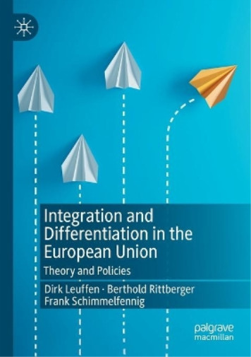 Thumbnail - Dirk Leuffen Berthold Rittberger Integration And Differentiation