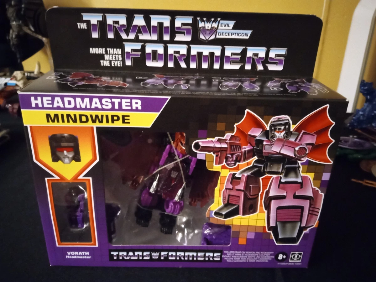 Hasbro Transformers G1 Retro Headmaster Mindwipe Action Figure eBay