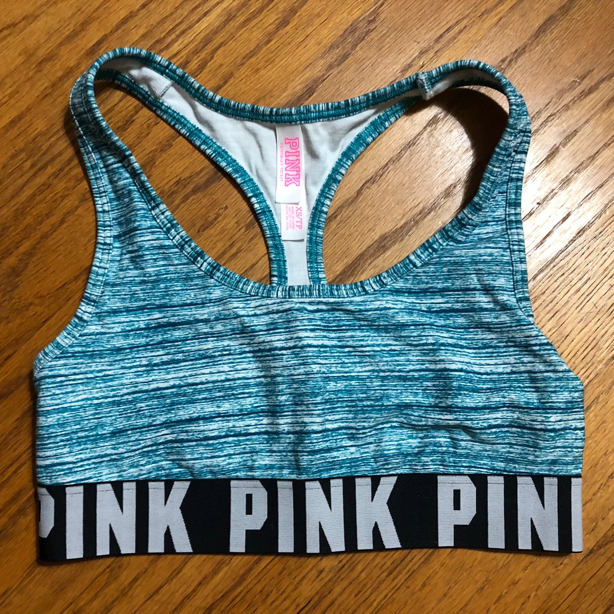 Pink Victoria Secret Sports Bra Size XS Extra Small Racerback