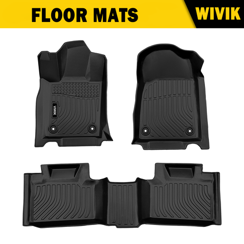 For 20162023 Dodge Durango TPE Floor Mats Liner 3D Molded All Weather
