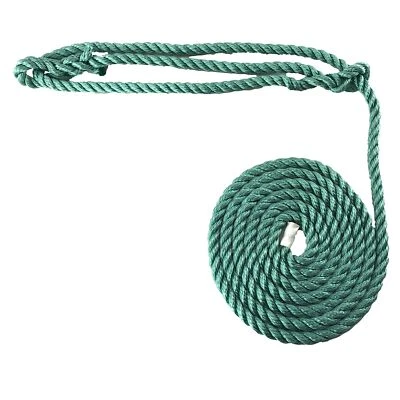 ROPESERVICES UK Teal Softline Plain Show Rope Halter, Cow Sheep Horse Animal