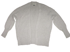 Women Universal Thread Cardigan Sweater Size Medium Beige Sand Soft
