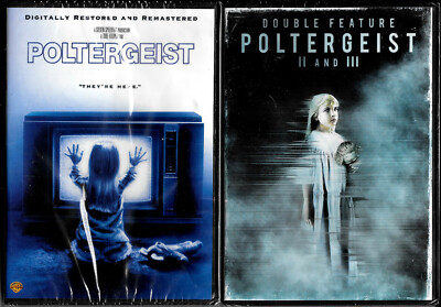 POLTERGEIST TRILOGY - 1, 2 AND 3, I, II and III - All Three Classics NEW DVD SET