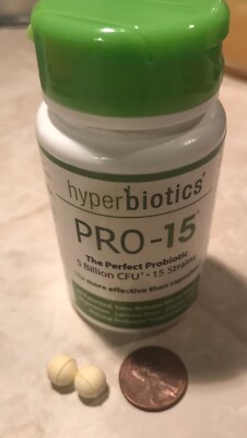 Vital Nutrients Pro-15 Pre + Probiotic | 15 Strains| Supports Occasional 30 CT