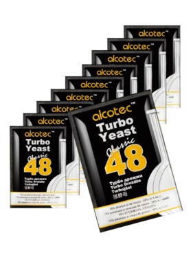 10 x Alcotec Turbo Hefe 48H Classic für Wodka, Mondschein günstigster Preis