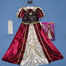 Medieval Princess dress girls 4-6-headband-jewelry-Renaissance-Valentine-NEW LOT