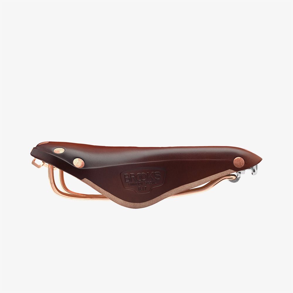 Brooks B17 SPECIAL Leather/ Copper Saddle BLACK, ANTIQUE