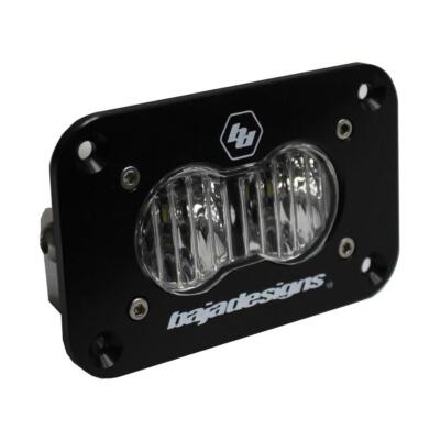 Baja Designs S2 Sport Clear Wide Cornering Flush Mount 5000K LED Light Pod