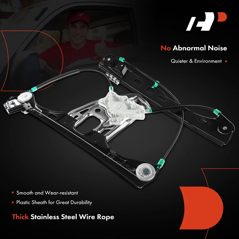 A-Premium Front RH Window Regulator W/o Motor for Mercedes-Benz C230 C320 W203 - Image 4 of 4